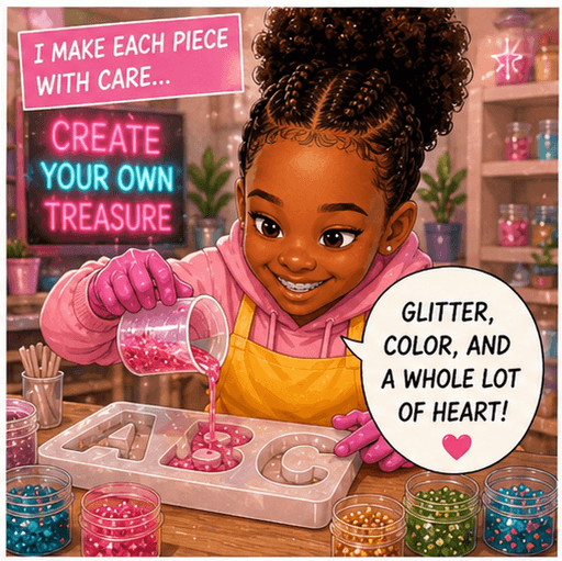 I make each piece with care — create your own sparkle